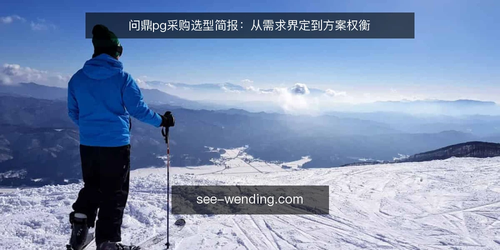 问鼎pg采购选型简报:从需求界定到方案权衡 — 需求界定:明确问鼎pg的采购边界 配图
